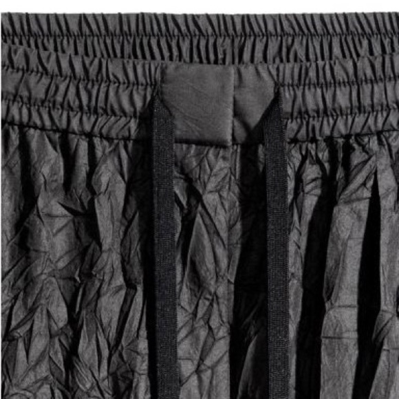 H&M STUDIO COLLECTION Crinkled Nylon Track Pants - Picture 2 of 7